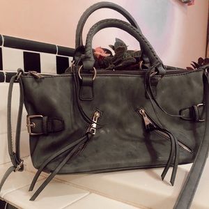 Blue handbag shoulder bag